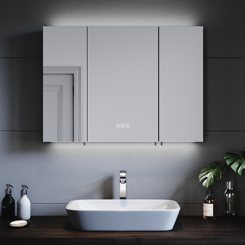 Spiegelschrank mit led - spiegelschrank,