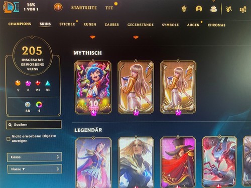 Lol account euw 205 - lol,