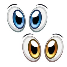 Aufkleber augen paar - aufkleber, für