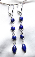 Lapislazuli ohrhänger 925 - ohrhänger,