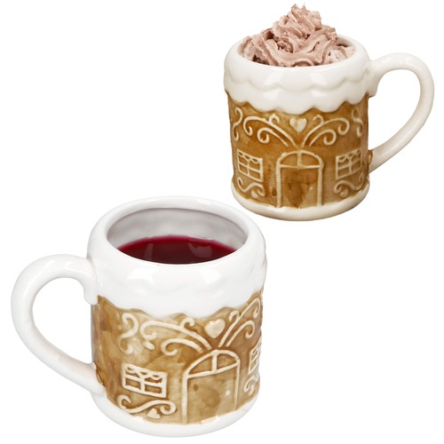 Lebkuchenhaus becher - 2x,