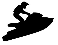 Jetski aufkleber sticker auto - aufkleber,