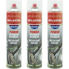 3x presto Power Bremsenreiniger Spraydose Teilereiniger 600ml