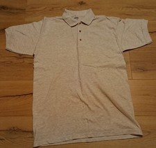 Gildan Poloshirt Arbeitsshirt Arbeitskleidung Herren Ultra Cotton Gr. M Grau Neu