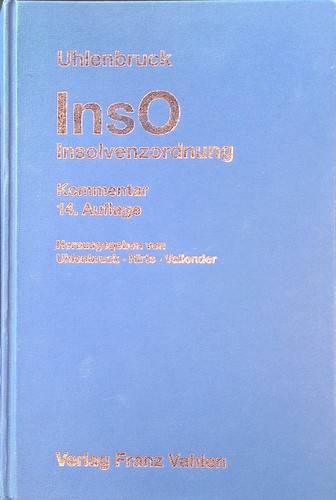Insolvenzordnung kommentar - :,