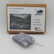 E25 - Deutscher Jagdpanzer WW2 Wehrmacht - 1/72 Harz Modell Bausatz