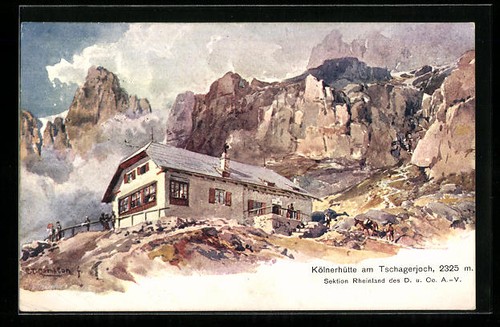 Künstler edward theodore - künstler-ak,
