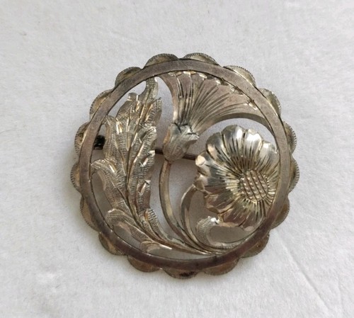 Antike ora brosche 900 - brosche, silber