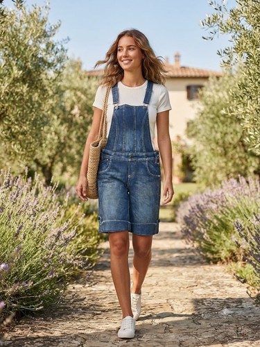 Damen jeans latzhose - damen,