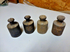 4 x alte antike Gewichte für