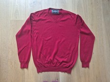 Herren Pullover von Peckott in Größe L in rot 100 % Baumwolle 