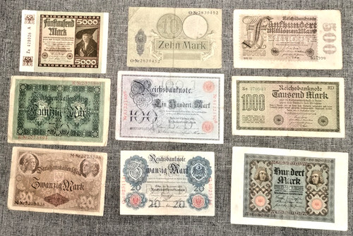 Reichsbanknote konvolut - reichsbanknote,