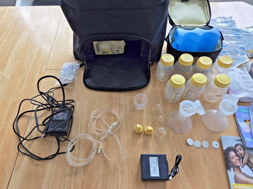 Medela milchpumpe komplett - medela, mit