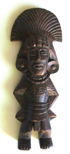 Maya oder azteken figur - maya,