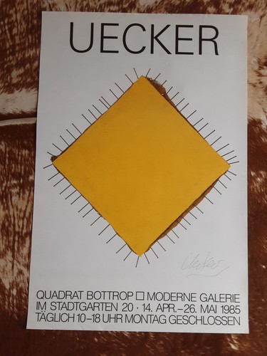 Signiertes günther uecker - signiertes,