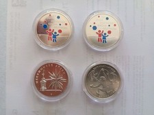 4x Silbermünze BRD Rumpelstilzchen Kinderhilfswerk Herrnhuter Stern