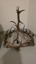 Antiker Kronleuchter aus Geweih