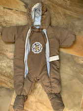 Schneeanzug Skianzug Winteranzug Baby Größe 68 Jungen braun