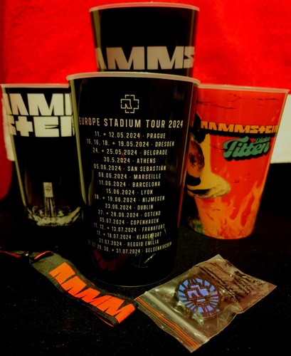 Rammstein becher set - set, armband