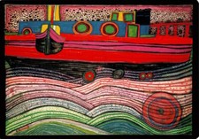 Kunstkarte Hundertwasser