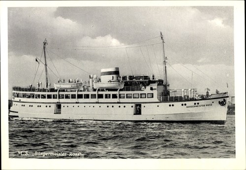 Dampfer bürgermeister - ak, ms