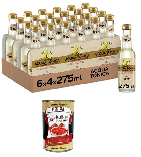 Lurisia tonic water 24x275ml - lurisia,