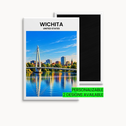 Wichita kühlschrankmagnet - wichita,