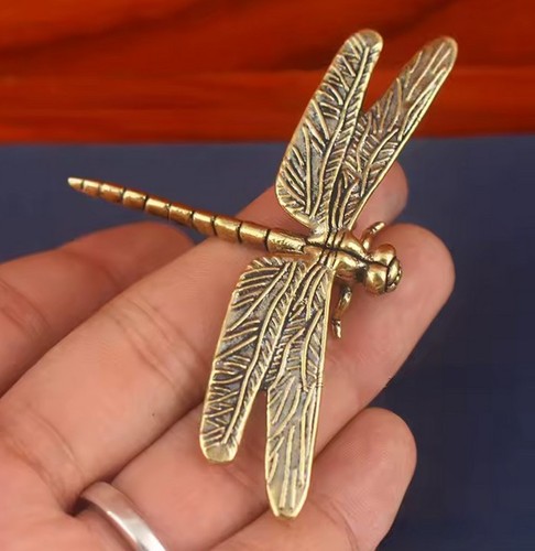 Libelle aus messing bronze - messing,