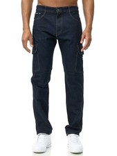 Herren Jeans Hose Regular Cargohose  Gerades Bein  Übergröße Freizeithose Arbeit