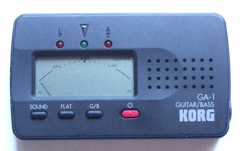 Korg black guitar tuner - ga-1,