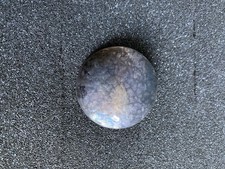 🪙 Alte vintage Brosche „gehämmert“ – Silber rund gemarkt 70er–90er Jahre 3,5 cm