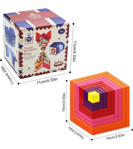 Nocky puzzle geometrischer - puzzle,