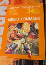 Missile Command (1981) ATARI VCS 2600 (Modul, Manual, Box) works 8-bit alt cover