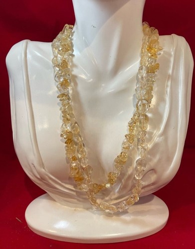 Vintage grob gelb citrin - vintage,