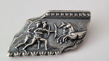 Brosche Antik Sterling Silber