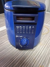 Mini Friteuse DELUXA 900 Watt, blau, rund
