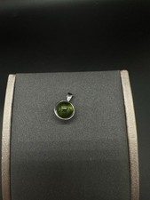 Anhänger 925 Sterling Silber Elegant Modern zeitlos Zirkonia grün