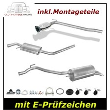 Auspuffanlage mit Kat für VW