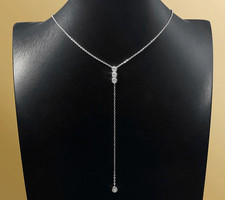 Y-Halskette 1,2 kt Rundschliff