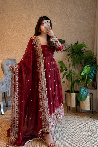 Skyview fashion maroon fendy - skyview,