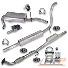 SET SCHALLDÄMPFER + KATALYSATOR FÜR SEAT AROSA 6H VW LUPO 6X 1.0 1.4 BJ 97-05