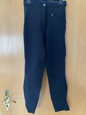 Georg Schumacher Damen Rippreithose Kniebesatz Gr. 38 Schwarz sehr guter Zustand