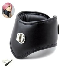 PU Leder Bondage Halsband mit