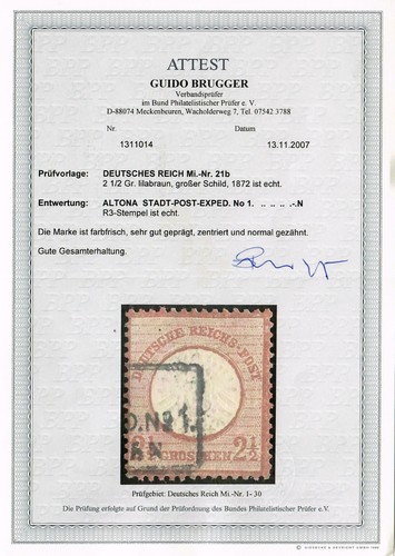 Minr 21b gestempelt - 21b,,