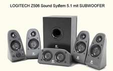 LOGITECH Z506 Sound System 5.1 mit SUBWOOFER