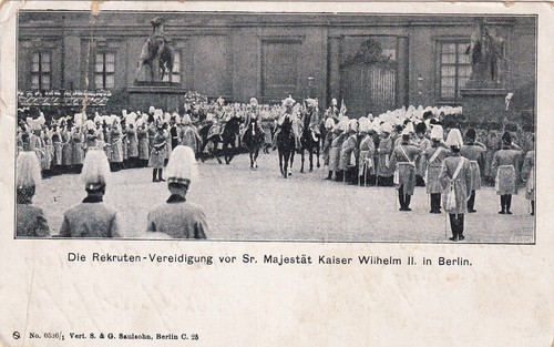 Rekrutenvereidigung mit - -,