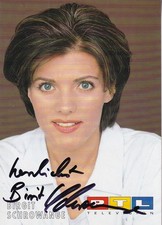 Autogramm - Birgit Schrowange