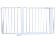 Absperrgitter Türschutzgitter Treppenschutzgitter 141 cm massiv weiss