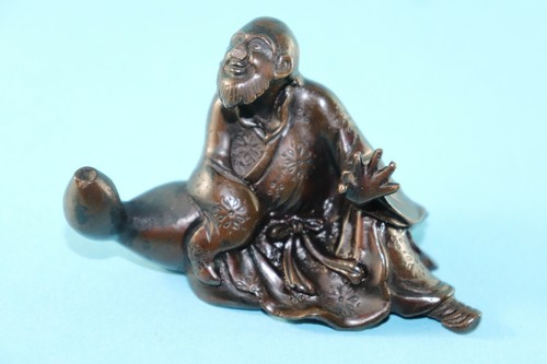 Alte bronze figur buddha - bronze,