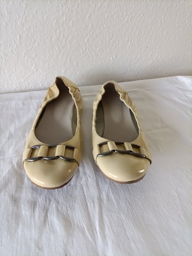 Beige lackleder ballerinas - beige, lackleder-ballerinas